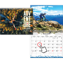 Sienas kalendārs Adventure, Timer