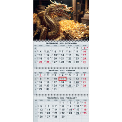 Wall Calendar Office Extra, Timer
