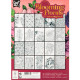Krāsojamā grāmata Blooming Florals A4 250g/m² 20lp., Craft ID