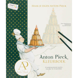 Krāsojamā grāmata Anton Pieck 32 zīmējumi 21x25.5cm, Craft Sensations