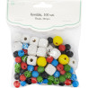 Wooden Beads 100pcs., DP Craft