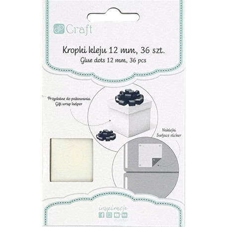 Glue Dots ⌀12mm 36pcs., DP Craft