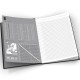 Oxford Smart Black bookbound notebook, A4, squared