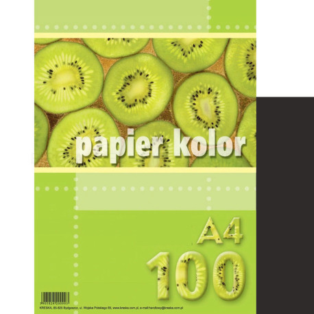 Melns papīrs A4 80g/m² 100 lapas, Kreska