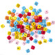 Assorted Wooden Beads Letters 10mm 100pcs., DP Craft