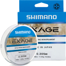Extra Strong Monofilament Shimano Exage 0.305mm 150m