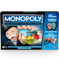 Monopoly versija ar bankas kartēm (latviešu val.), Hasbro