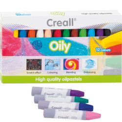 Soft Oil Pastels Oily 12pcs., Creall
