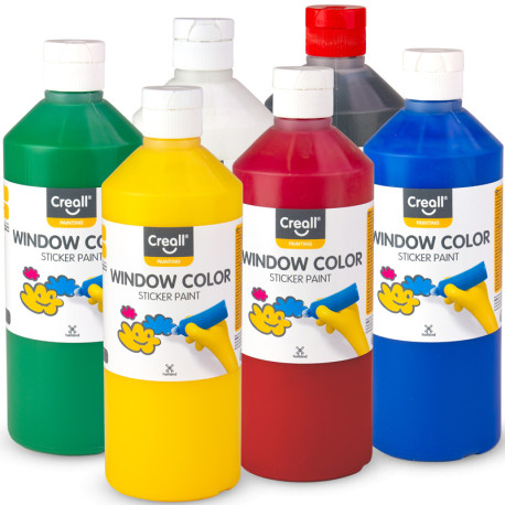 Logu krāsas Window Color 6x500ml, Creall