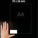 Multipurpose Labels 70x36mm UltraGrip™ 50+15 Sheets, Avery Zweckform