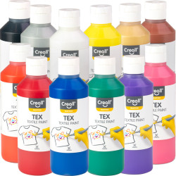 Audumu krāsas Tex 12x250ml, Creall