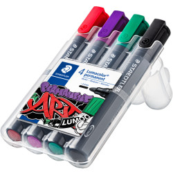 Lumocolor® ART permanent marker set 352WP4-1, Staedtler
