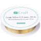 Craft Wire Golden/Silver ⌀0.3mm 20m, DP Craft
