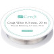 Craft Wire Golden/Silver ⌀0.3mm 20m, DP Craft