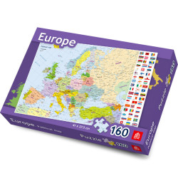 Puzzle Europe 160pcs. 41x27.5cm, Jāņa Sēta