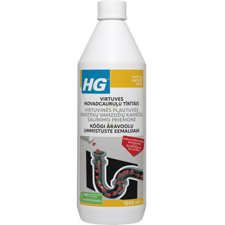 HG kitchen drain and plug unblocker