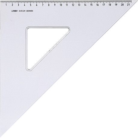 Set Square 45° D4532M, Linex