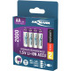 Lādējamās (USB-Type C) baterijas Li-Ion AA 1.5V Type2000 4gab., Ansmann
