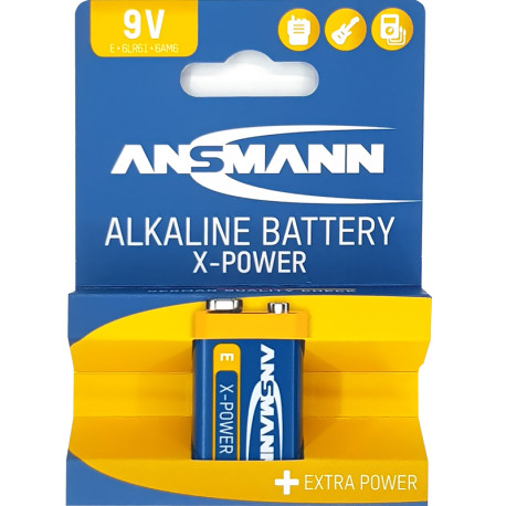 X-Power Alkaline Batterie Block E / 6LR61 9V