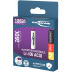 Li-Ion battery 18650 2600 mAh with USB-TypeC charging socket