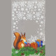 Christmas Treat Bag Squirrel 20x33cm 100pcs.