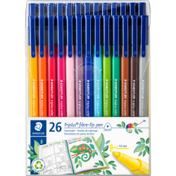 Fibre-tip Pens 323 Triplus® Color 26pcs., Staedtler