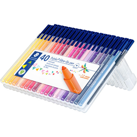 Flomāsteri 323 Triplus® Color 40 krāsu komplekts, Staedtler