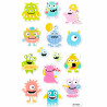 Glow in the Dark Foam Stickers Monsters, DP Craft