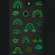 Glow in the Dark Foam Stickers Rainbow, DP Craft