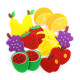 3D Felt Stickers Fruits 14pcs., DP Craft