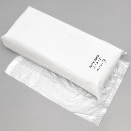 Maisiņi bez rokturiem izvelkami caurspīdīgi HDPE 800gab.
