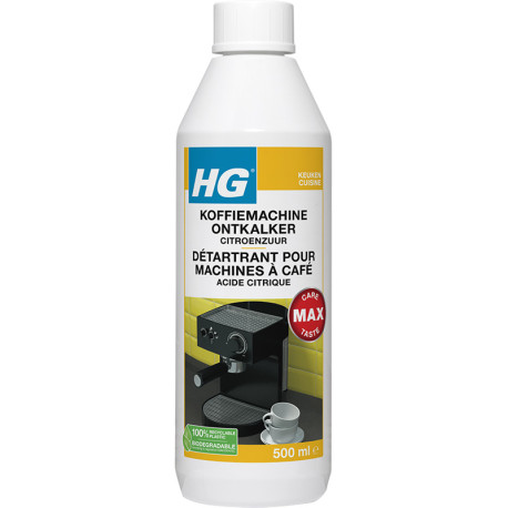 HG descaler for espresso & pod-coffee machines