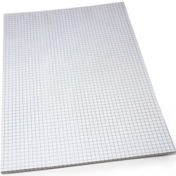 Paper Pad A4 50 Sheets Squared Glued, ABC Jums