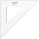Set Square 45° 31cm Plexiglass Mars® 567, Staedtler
