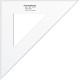 Set Square 45° 31cm Plexiglass Mars® 567, Staedtler