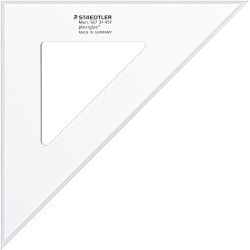 Set Square 45° 31cm Plexiglass Mars® 567, Staedtler