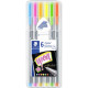 Flomāstera pildspalvu komplekts Triplus® Fineliner Neon 334, Staedtler
