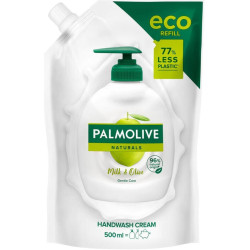 Šķidrās ziepes Palmolive Naturals Milk & Olive (uzpilde) 500ml, Colgate-Palmolive