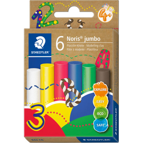 Plastilīns Noris® Jumbo Standard, Staedtler