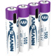 Lādējamās baterijas Li-Ion AAA 1.5V Type500 4gab., Ansmann