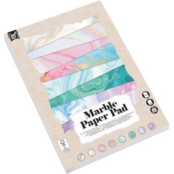 Marble Paper Pad A4 175g/m² 16 Sheets, Craft ID