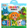 Origami Animals 19.5x19.5cm 18 Sheets, Basic Craft