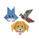 Origami Animals 19.5x19.5cm 18 Sheets, Basic Craft