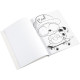 Colouring Book Raccoon 12 Sheets + Stickers 2 Sheets, Creative Craft