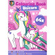 Colouring Book Unicorn A5 64 Drawings, Moxy
