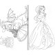 Krāsojamā grāmata Princese A5 64 zīmējumi, Creative Craft