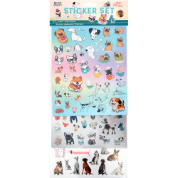 Sticker Set Dogs 200pcs., Creative Craft