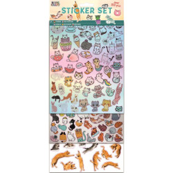 Sticker Set Cats 200pcs., Creative Craft