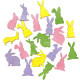 Foam Stickers Easter Bunnies Pastel 20pcs., DP Craft