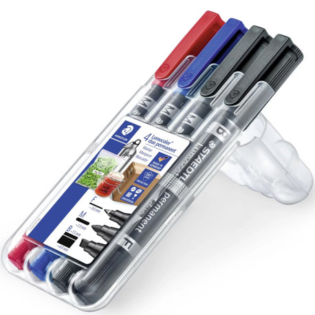 Universālu marķieru komplekts Lumocolor® permanent duo 348, Staedtler